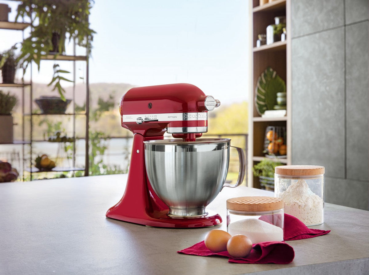 KitchenAid 4,8 L 5KSM185 Artisan Küchenmaschine Pastalover 3er Nudelwalzenset