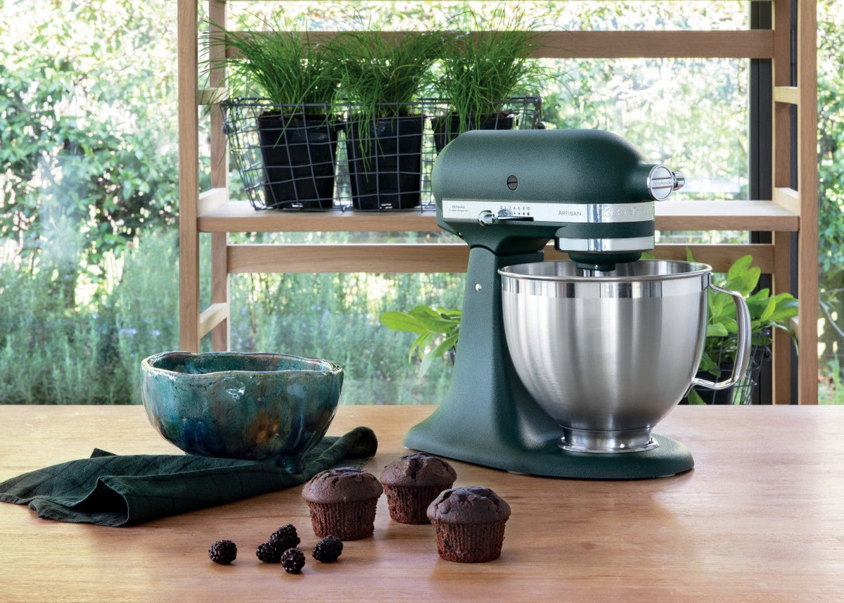 KitchenAid 4,8 L 5KSM185 Artisan Küchenmaschine Meatlover Metallfleischwolf 5KSMMGA Gr. 8