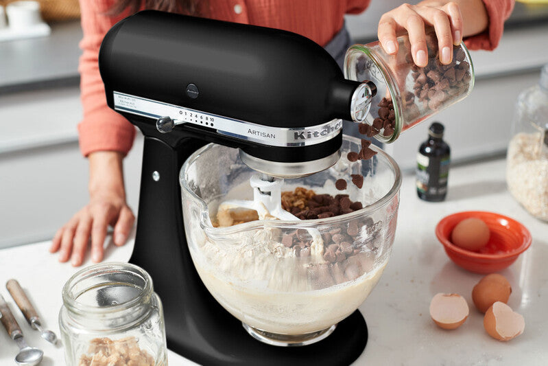 KitchenAid 4,8 L 5KSM175 Artisan Küchenmaschine Cookielover mit Fleischwolf+Spritzgebäckvorsatz
