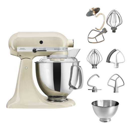 KitchenAid 4,8 L 5KSM175 Artisan Küchenmaschine Tschimmlover mit Tschimmhook Rührelementen