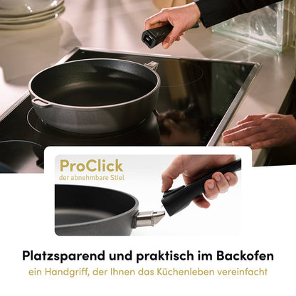 Aluguss Bratpfanne Flach
